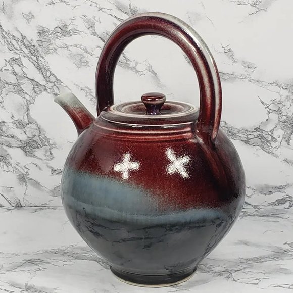 Handmade Teapot Stoneware Pottery Hope Vintage - Picture 4 of 9
